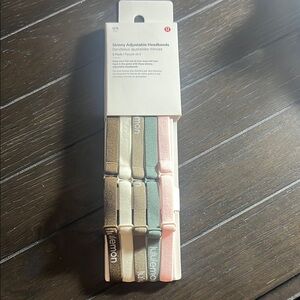 lululemon athletica Adjustable Headbands - Gold, Cream, Pink